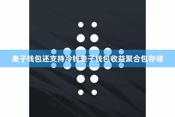麦子钱包还支持冷钱麦子钱包收益聚合包存储