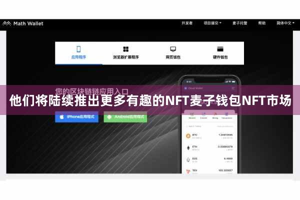 他们将陆续推出更多有趣的NFT麦子钱包NFT市场