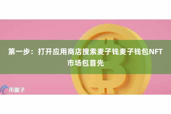 第一步：打开应用商店搜索麦子钱麦子钱包NFT市场包首先