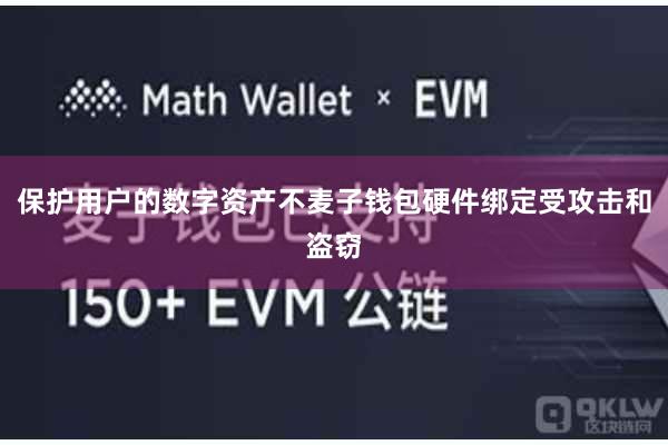 保护用户的数字资产不麦子钱包硬件绑定受攻击和盗窃
